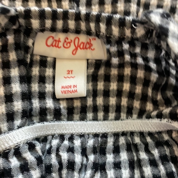 Cat & Jack Toddler Gingham Dress - Picture 4 of 4